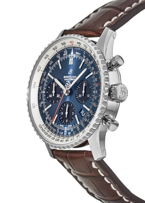 breitling navitimer crocodile strap|Breitling Navitimer strap options.